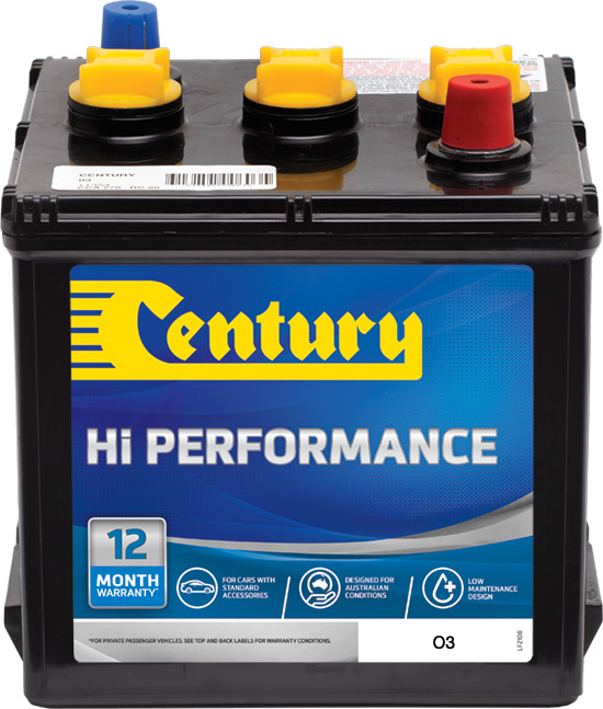 Century Hi Performance Car Battery 03 Car