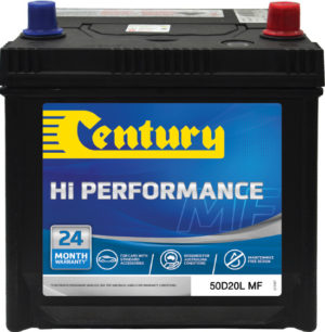 Century Hi Performance Car Battery 50D20L MF Car